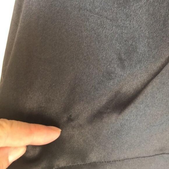 Victoria’s Secret Short Robe Womens Large L Black Three Quarter Sleeves Belt - Picture 10 of 10